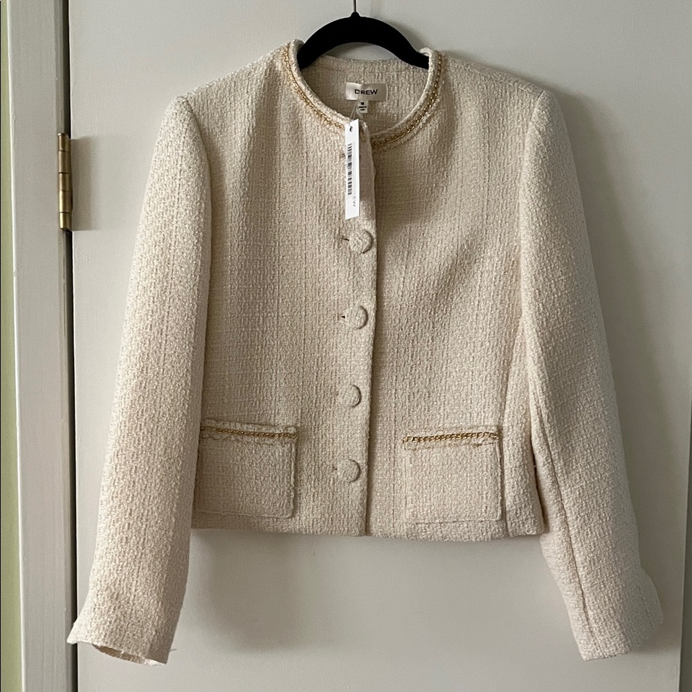 Drew cream  Textured Blazer